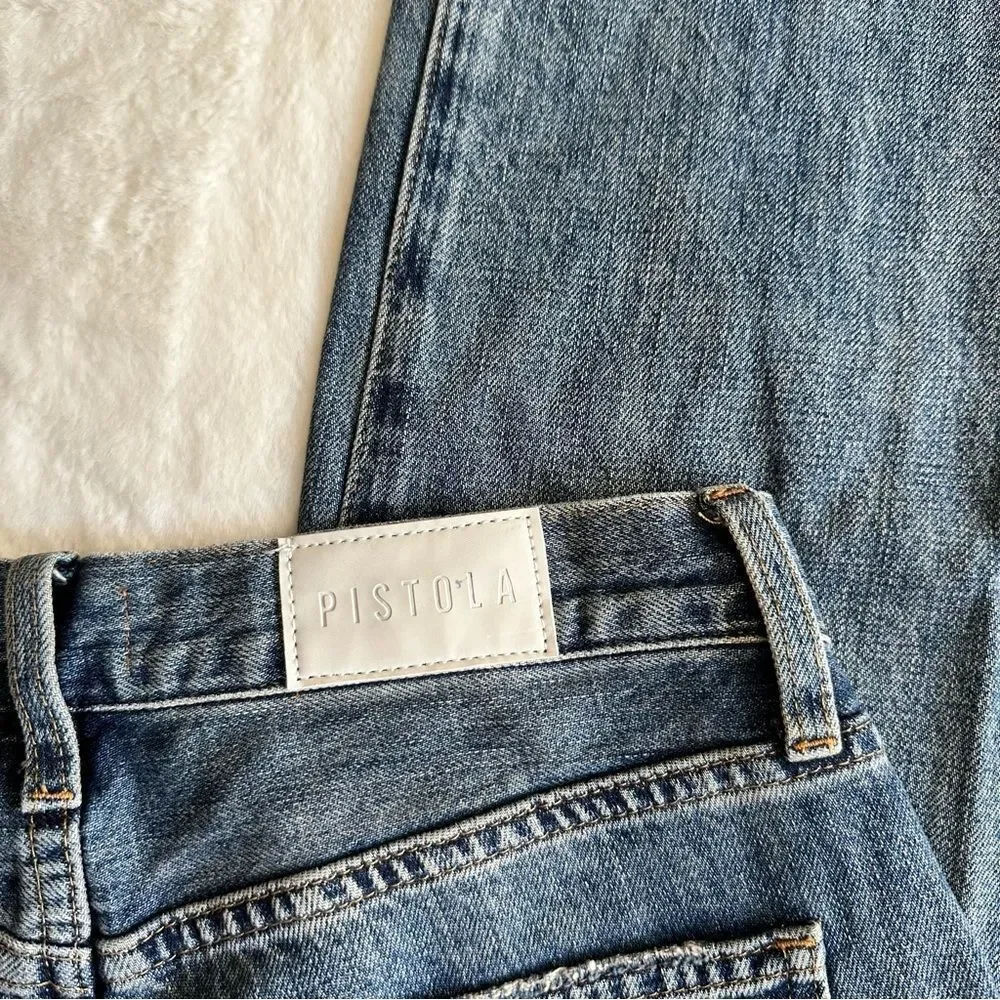 Pistola High Rise Wide Leg Jeans Size 25